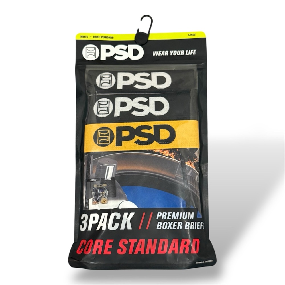 ❗️Sold❗️NWT PSD Multicolor boxer briefs, 3 pack, size L, comfort stretch